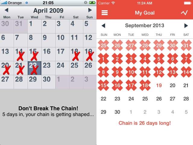 Don't Break The Chain for iPhone